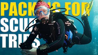 How To Pack For Scuba Diving Trips  Scuba Diving Pro Tips [upl. by Medlin]