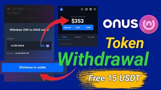 Onus Tab Tab Withdrawal  Onus Token Withdrawal Big Profit Project [upl. by Esiralc]