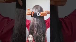 ponytail hairstyle easyhairstyle hair hairstylehairstyle hairstyletutorial virelhacks hack [upl. by Aelc]