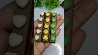 KitKat with gems chocolate 🍫🍫youtubeshorts chocolate viralvideo shortvideo [upl. by Ecinev]