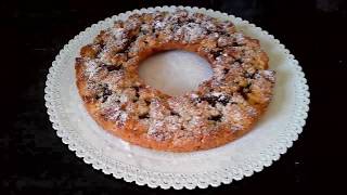 Sbrisolona crostata a ciambella  vegana  ricetta veloce [upl. by Lipps]