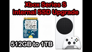 Xbox Series S internal M2 SSD Upgrade  512GB to 1TB [upl. by Nosnehpets561]