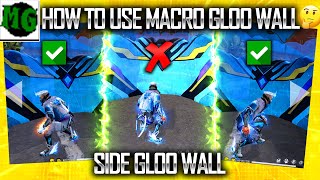 ONE CLICK FAST GLOO WALL  MACRO GAMER [upl. by Kerat]