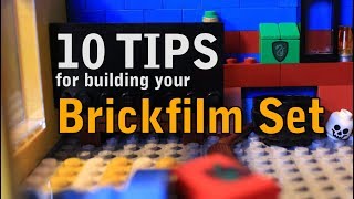 LEGO Stop Motion Tutorial Set Design amp Lighting [upl. by Cirdet]