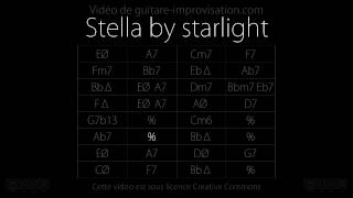 Stella by Starlight  Backing track [upl. by Teyugn688]