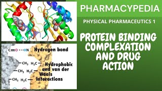 PROTEIN BINDING COMPLEXATION AND DRUG ACTION  UNIT 4  PHYSICAL PHARMACEUTICS 1 BPHARMPHARMACY [upl. by Estes]