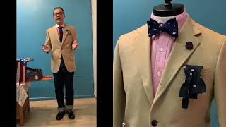 Ivy Style Camel Hair Blazer  Episode 85 Loro Piana 100 Camel Hair [upl. by Hanzelin]