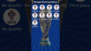 Portugal All World Cup history 19302022 shortsfeed shorts trending ronaldo fyp worldcup [upl. by O'Carroll]