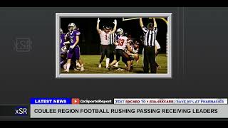 Coulee Region Football Rushing Passing Receiving Leaders [upl. by Ailyt]