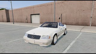 MercedesBenz R129 600SL CabrioBeamNG Drive [upl. by Rimola]