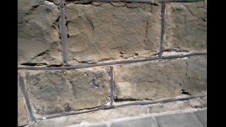 paint removed from sandstone and masonry [upl. by Mame]