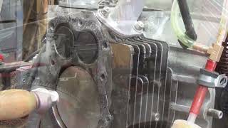 How to adjust the valves on Briggs amp Stratton opposed twin flathead engine [upl. by Aivato]