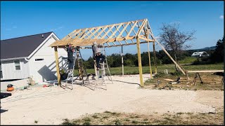 Preparing For Winter The Start Of A New Project  Debt Free Home  10 Acres Homestead [upl. by Amor]