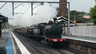 3265 and 4501 steam to surf 30624 [upl. by Proudman]