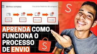 2024 COMO FUNCIONA OS ENVIOS DA SHOPEE  O QUE SIGNIFICA A ENVIAR  A RECEBER [upl. by Elatnahc]