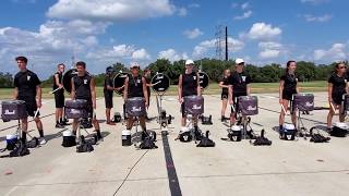 2019 Vandegrift Drumline  Standstill Runthrough  092219 [upl. by Akyre]