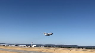 ilyushin il76 takeoff at Perth Airport [upl. by Watkin]