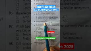 Neet biology most expected question practice [upl. by Veradis38]