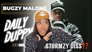 Bugzy Malone  Daily Duppy  GRM Daily  REACTION WHO HE DISSING😳 [upl. by Drarehs158]