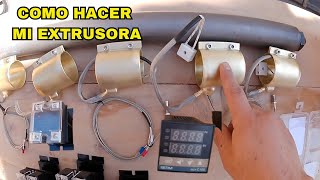 Como construir una extrusora COMPONENTES electricos [upl. by Quinlan564]