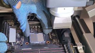 CPU Socket Removal Motherboard socket replacement AM5 ROG X670E HERO [upl. by Eboj665]