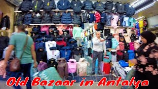 Shopping at Antalyas Old Bazaar Fake Market [upl. by Ahsiket]