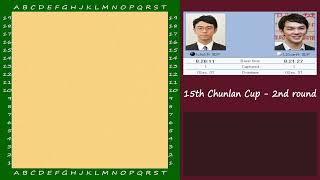 ENFR 15th Chunlan Cup  2nd round  Ichiriki Ryo vs Li Xuanhao [upl. by Ahsyak274]