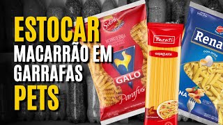 Como ARMAZENAR macarrão em GARRAFAS PETS [upl. by Tani]