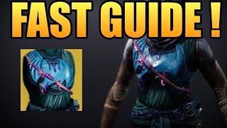 DESTINY 2 HOW TO GET GYRFALCONS HAUBERK EXOTIC CHEST FAST amp EASY [upl. by Ahsiemat]