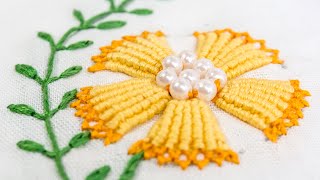 Hand Stitches  Embroidery Design by Hand  HandiWorks 75 [upl. by Eatnhoj374]