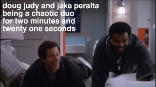 doug judy and jake peralta being a chaotic duo for two minutes and twenty seconds [upl. by Yerrot]