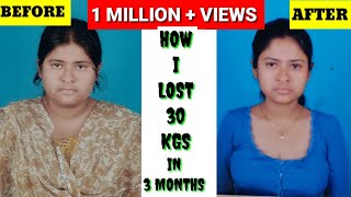 How I Lost 30 Kgs In 3 Months  Weightloss JourneyMy Full Day 900 calorie Diet Plan amp Workout Plan [upl. by Kirtley]