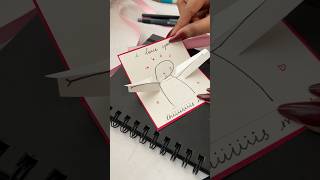 Diy POP UP card idea  easy and aesthetic shorts cardideas handmade diy craft [upl. by Airres]