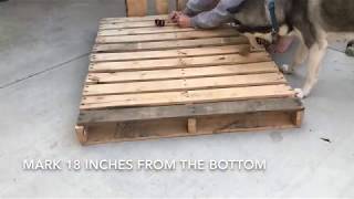 DIY EASY PALLET BENCH [upl. by Gus]