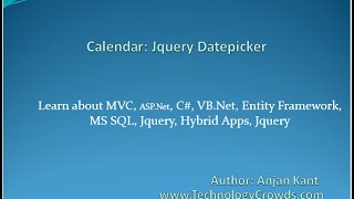 Jquery Datepicker How to Implement Jquery Datepicker [upl. by Forlini315]