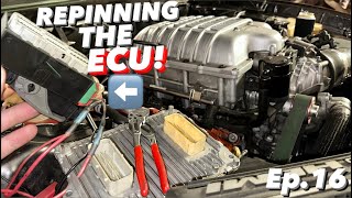 Repinning the ECU for the Factory Clutch Switch  Manual Hellcat Charger Build Series Ep16 [upl. by Notnelc507]