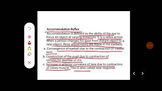 Q Describe light and accommodation reflex [upl. by Halima]