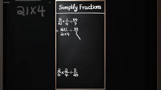 Multiplying Fractions With Cross Cancelling [upl. by Barolet]