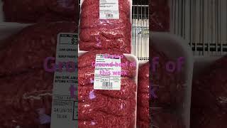 Costco ground beef price of this week  Costco 本周牛绞肉的价格 June 112024 [upl. by Lindsley743]