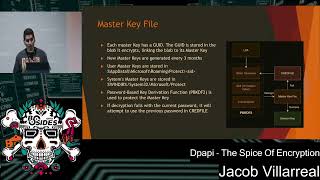 DPAPI  The Spice of Encryption  Jacob Villarreal [upl. by Yniattirb3]