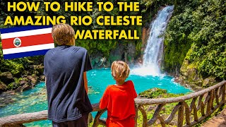 Hiking to the Stunning Rio Celeste Waterfall in Costa Rica 🇨🇷 [upl. by Mata395]