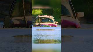 James couldnt cross the river😁😅grandtour topgear car [upl. by Ivett]