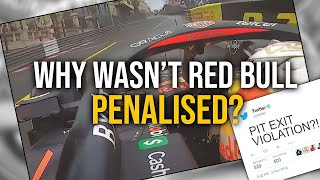 Why Wasnt Red Bull Penalised Monaco Pit Exit Rules Analysed  TTV Shorts [upl. by Nnaes]