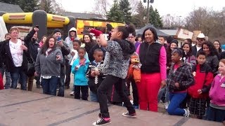 Sister Serves Her Brother In a dance Battle  Cinco Del Mayo WestSide Saint Paul [upl. by Evvie227]