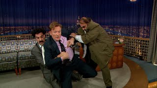 Borat Attempts to Harvest Conan’s Pubis  Late Night with Conan O’Brien [upl. by Arline]