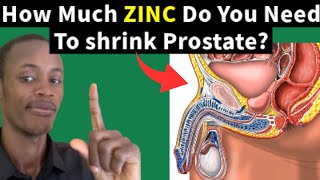 How Much Zinc Do You Really Need to Shrink Enlarged Prostate [upl. by Htebazil754]