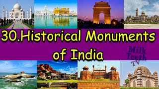 30 Famous Indian Historical Monuments With Pictures and Description  UNESCO World Heritage Sites [upl. by Cardon]