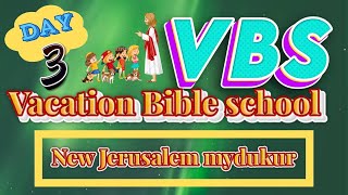 VBS DAY3 II NEW JERUSALEMMYDUKUR KADAPA DISTRICT [upl. by Pate282]