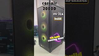 corsair 2000D mitx pc build 12700k32gb D4galax rtx 4070tisilverstone 800w platASROCK Z690itxax [upl. by Kondon]