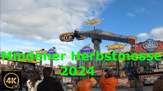 Mindener 🎡Herbstmesse 2024 4K [upl. by Ynnus]